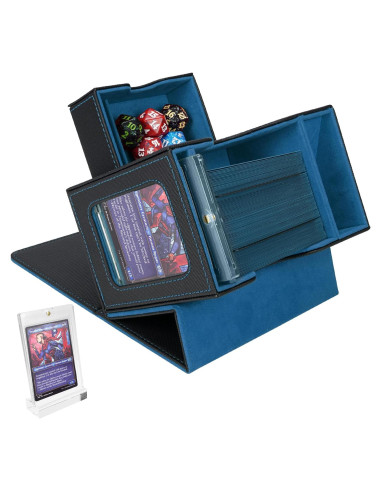 Caja de Almacenamiento AFIING para 120+ Tarjetas de Juego