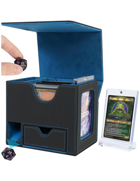 Caja de Almacenamiento AFIING para 120+ Tarjetas de Juego