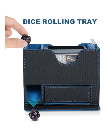 Caja de Almacenamiento AFIING para 120+ Tarjetas de Juego