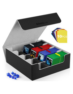 Caja de Cartas Mlikero 4 Filas Negra 2400+ Cartas