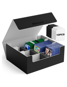Caja de Almacenamiento de Cartas Mlikero 1800+ con Cierre Magnético