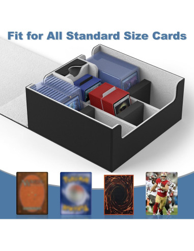 Caja de Barajas Mlikero para 1800 Cartas con Cierre Magnético