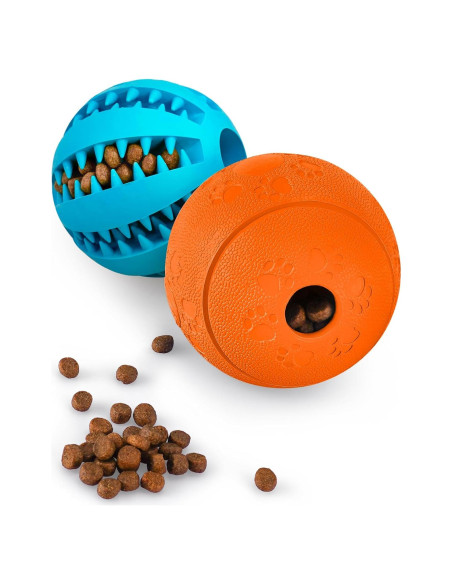 Juguetes Interactivos para Perros HIPPIH - 2 Pelotas Dispensadoras Juguetes Interactivos para Perros HIPPIH - 2 Pelotas Dispensadoras