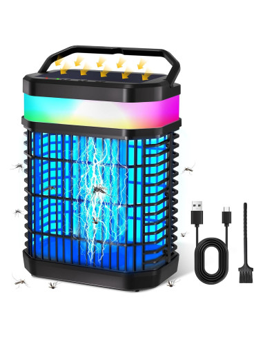 Zapper de Insectos Fluencara 2025 Recargable 5000mAh LED