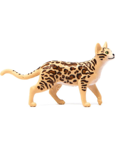 Gato Bengalí Schleich Farm World 8.38x4.57cm para Niños