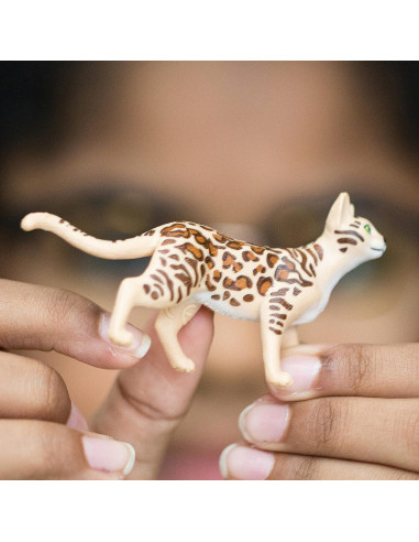Gato Bengalí Schleich - Juguete Realista para Niños 3+