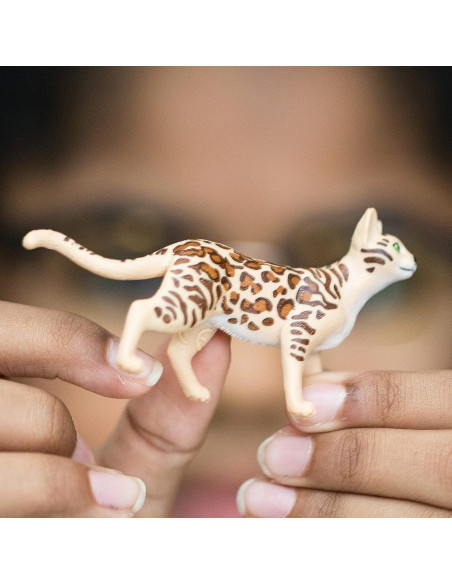 Gato Bengalí Schleich - Juguete Realista para Niños 3+