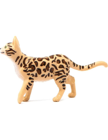 Gato Bengalí Schleich - Juguete Realista para Niños 3+