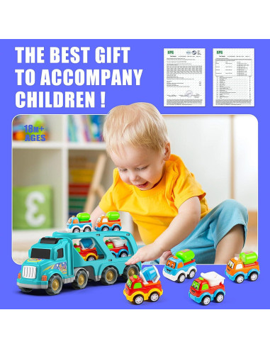 Camión de Juguete Veslier 5 en 1 con Luz y Sonido