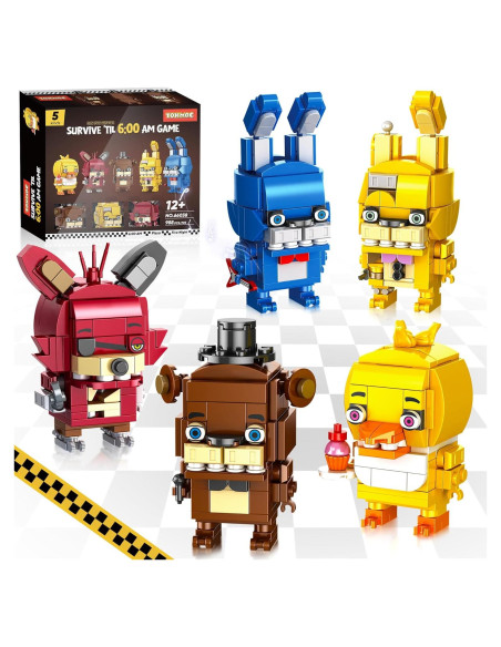 Bloques de Construcción QEINIE Five Nights Security Breach 5 Figuras