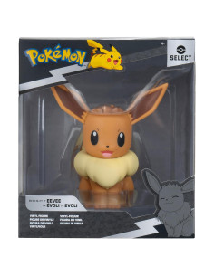 Figura de Vinilo Pokémon Eevee Jazwares 10 cm Detalles Auténticos