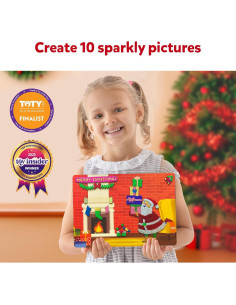 Skillmatics Foil Fun - Magia Navideña, Kit Creativo 126 Piezas 2