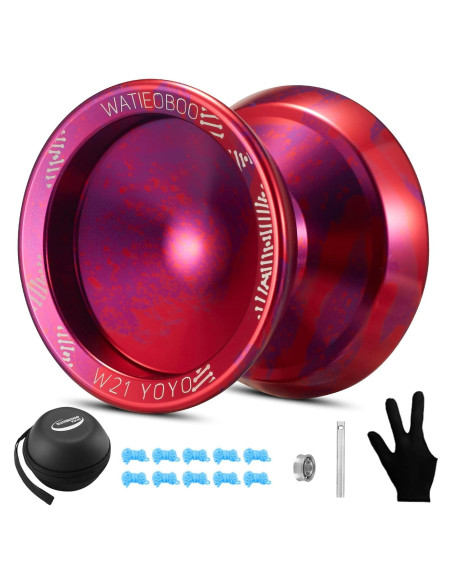 Yoyo WATIEOBOO R8 Profesional con 10 Cuerdas y Estuche