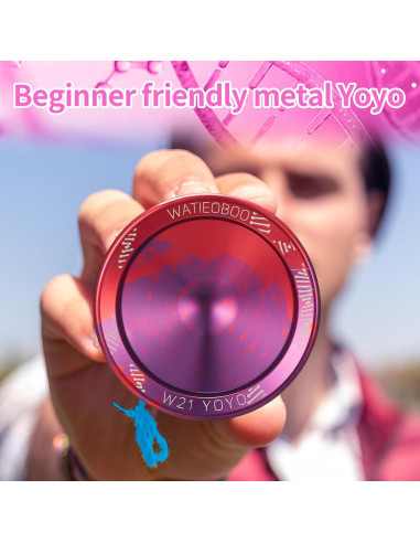 Yoyo WATIEOBOO R8 Profesional con 10 Cuerdas y Estuche