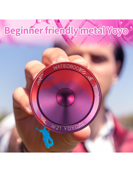 Yoyo WATIEOBOO R8 Profesional con 10 Cuerdas y Estuche