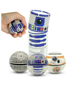 Pelotas Squishy NINOSTAR 2 Piezas Antiestrés Azul Naranja 2