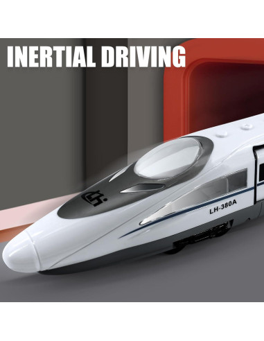 Tren Bala Eléctrico OTONOPI con Luces y Sonidos 28x4.1cm