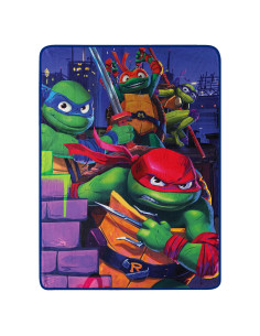 Manta Micro Raschel Tortugas Ninja Northwest 116x152 cm