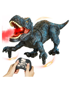 Dinosaurio Robot Control Remoto Flybakiz Azul 27.5cm