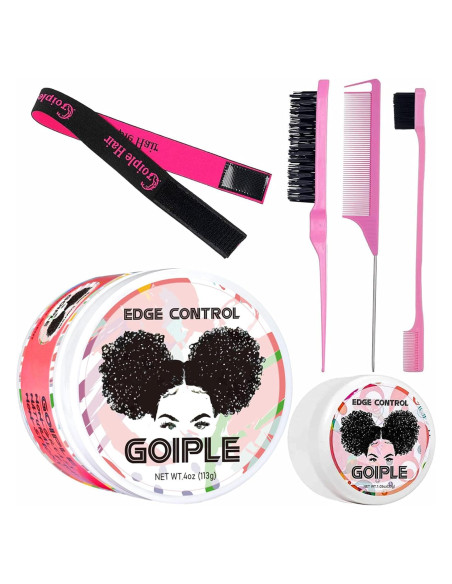 Cera Control de Bordes Goiple 150g + Accesorios para Cabello