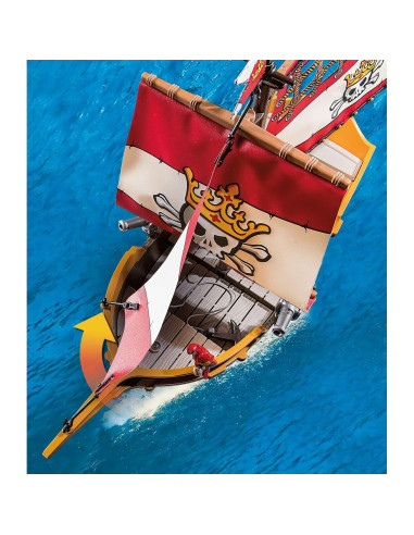Barco Pirata Playmobil 71418 con 101 Accesorios