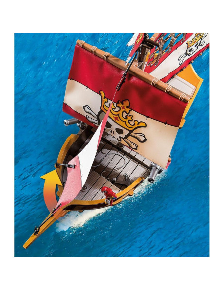 Barco Pirata Playmobil 71418 con 101 Accesorios