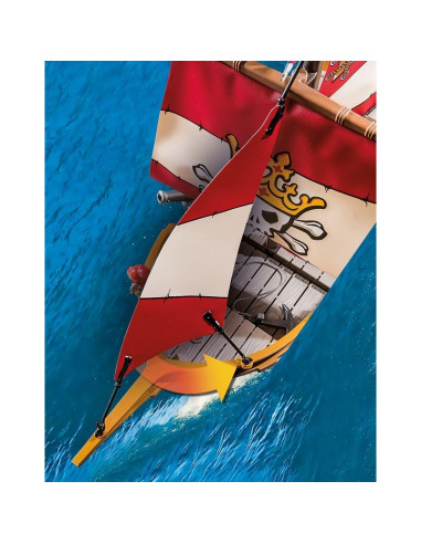 Barco Pirata Playmobil 71418 con 101 Accesorios