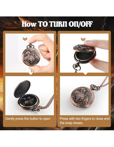 Juego de Dados D&D Banloga 7PCS Metal con Estuche Dragón