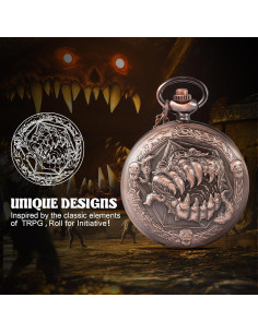 Juego de Dados D&D Banloga 7PCS Metal Cobre Mini 2