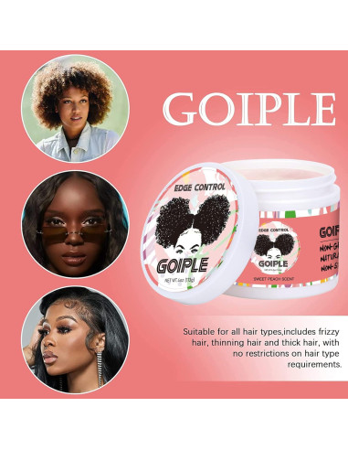 Cera Control de Bordes Goiple 150g + Accesorios para Cabello