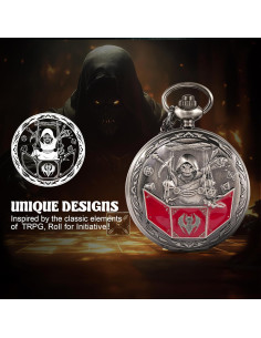 Juego de Dados D&D Banloga 7PCS Metal Plata Antigua 2