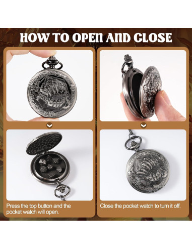 Juego de Dados D&D Banloga 7PCS Metal con Estuche Dragón