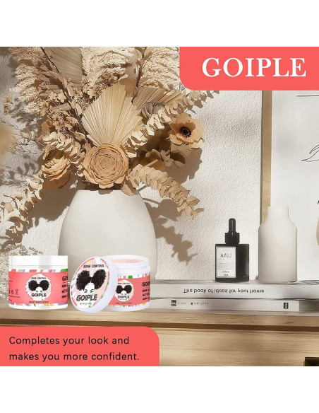 Cera Control de Bordes Goiple 150g + Accesorios para Cabello