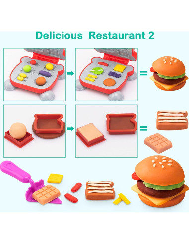 Juego de Masa para Niños 41Pcs Vaike Kauss - Moldes y Accesorios