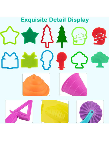 Juego de Masa para Niños 41Pcs Vaike Kauss - Moldes y Accesorios