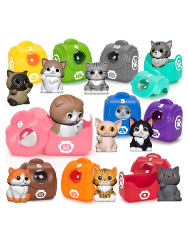 Juguetes de Aprendizaje Aigybobo Gato 20 Piezas Educativos