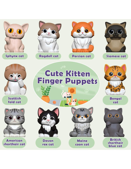 Juguetes de Aprendizaje Aigybobo Gato 20 Piezas Educativos