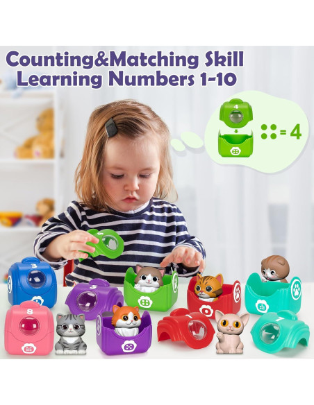 Juguetes de Aprendizaje Aigybobo Gato 20 Piezas Educativos
