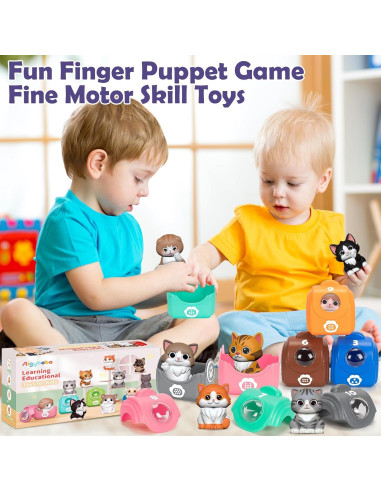 Juguetes de Aprendizaje Aigybobo Gato 20 Piezas Educativos