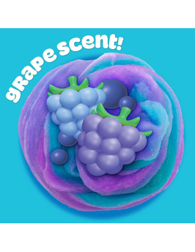 Play-Doh Nube 170g Púrpura Verde Azulado Aroma Frambuesa