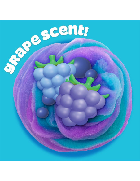 Play-Doh Nube 170g Púrpura Verde Azulado Aroma Frambuesa