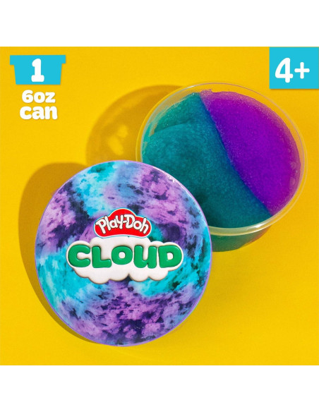 Play-Doh Nube 170g Púrpura Verde Azulado Aroma Frambuesa