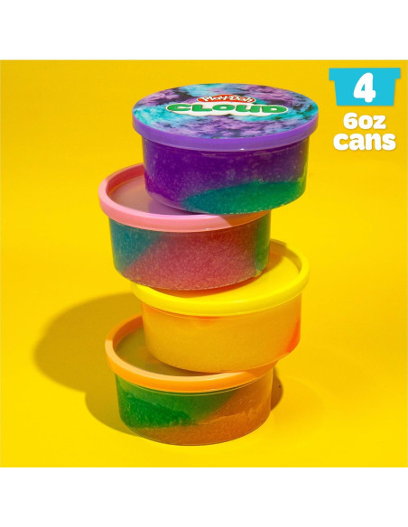 Play-Doh Nube Aromatizada 4 Piezas 170g Cada Una Play-Doh Nube Aromatizada 4 Piezas 170g Cada Una