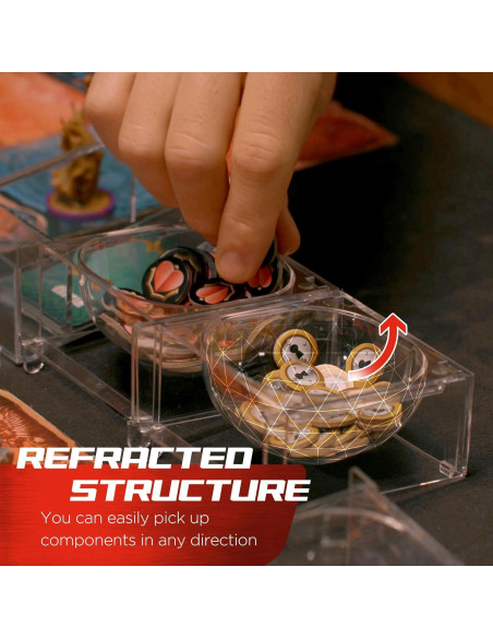 Bandejas de Juego de Mesa BoardM 4 Piezas Conectables Bandejas de Juego de Mesa BoardM 4 Piezas Conectables