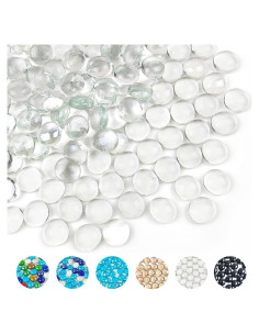 Perlas de vidrio YISZM 10 kg claras para jarrones y acuarios