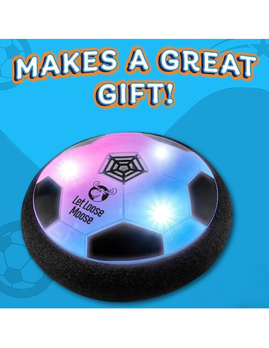 Pelota de Fútbol Flotante Let Loose Moose - Juguete LED 18 cm