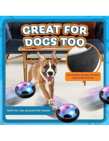 Pelota de Fútbol Flotante Let Loose Moose - Juguete LED 18 cm