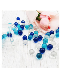 120 Canicas de Vidrio Redondas Zalaxt 0.63 kg Decoración Acuario