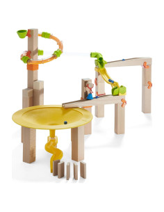 HABA Pista de Bolas Embudo Selva - Carrera de Canicas Madera