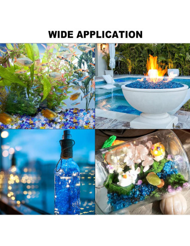 Grava Clara 1.36 kg Keedolla para Acuario y Decoración